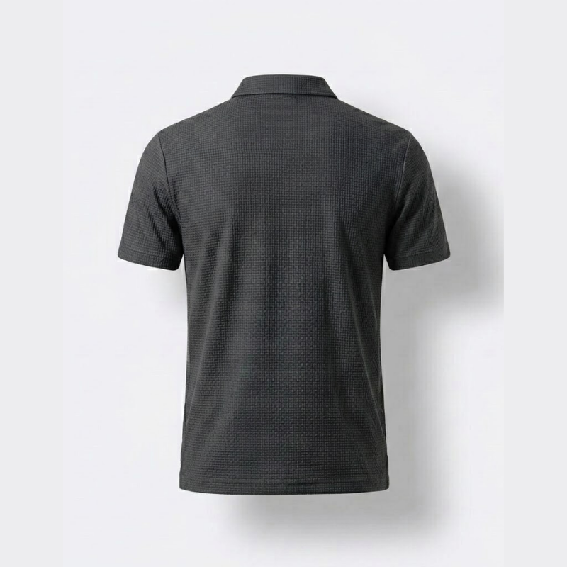Marc Textured Knit Polo Shirt