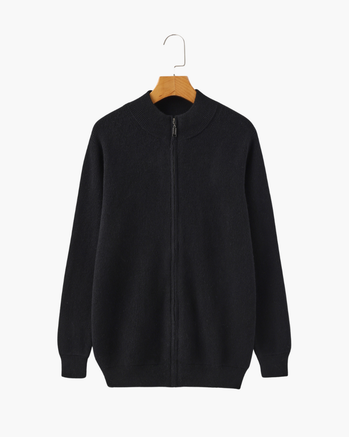 Bennett Premium Merino Wool Full-Zip Sweater