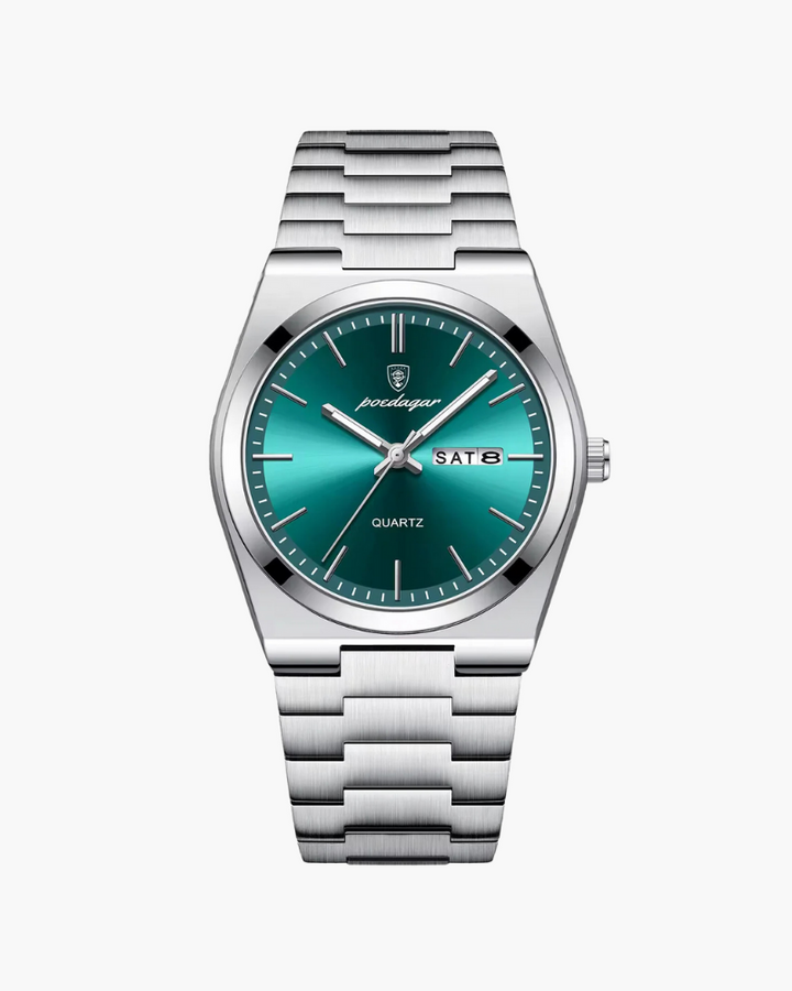Marine Quartz Watch with Stainless Steel Bracelet