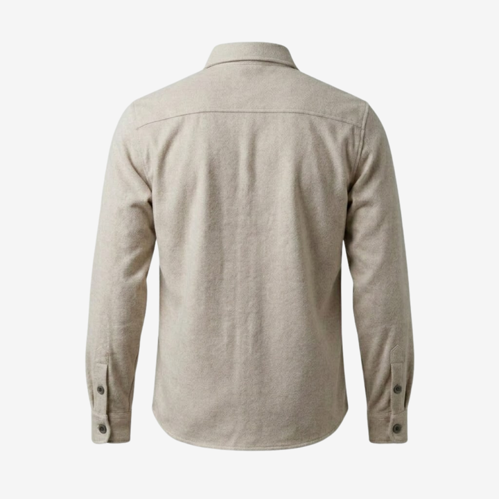 Classic Button-Up Overshirt with Chest Pockets