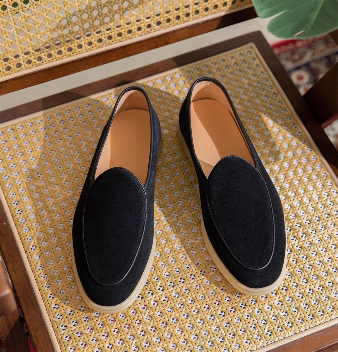 LORENZIO Premium Suede Slip-On Loafers