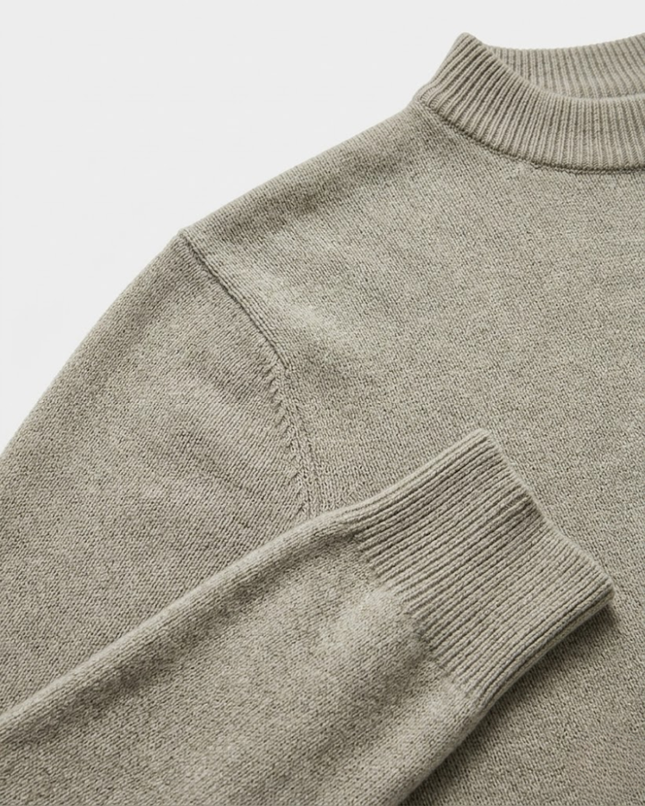 Harvey Premium Merino Mock Neck Sweater