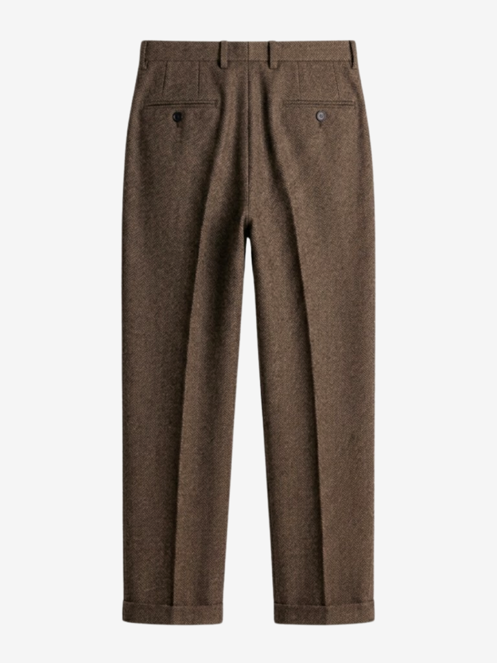 Pleated Wool Trousers