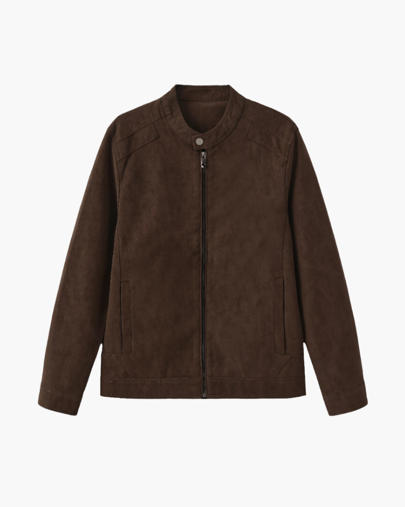 LAURENCE Sleek Zip-Front Jacket