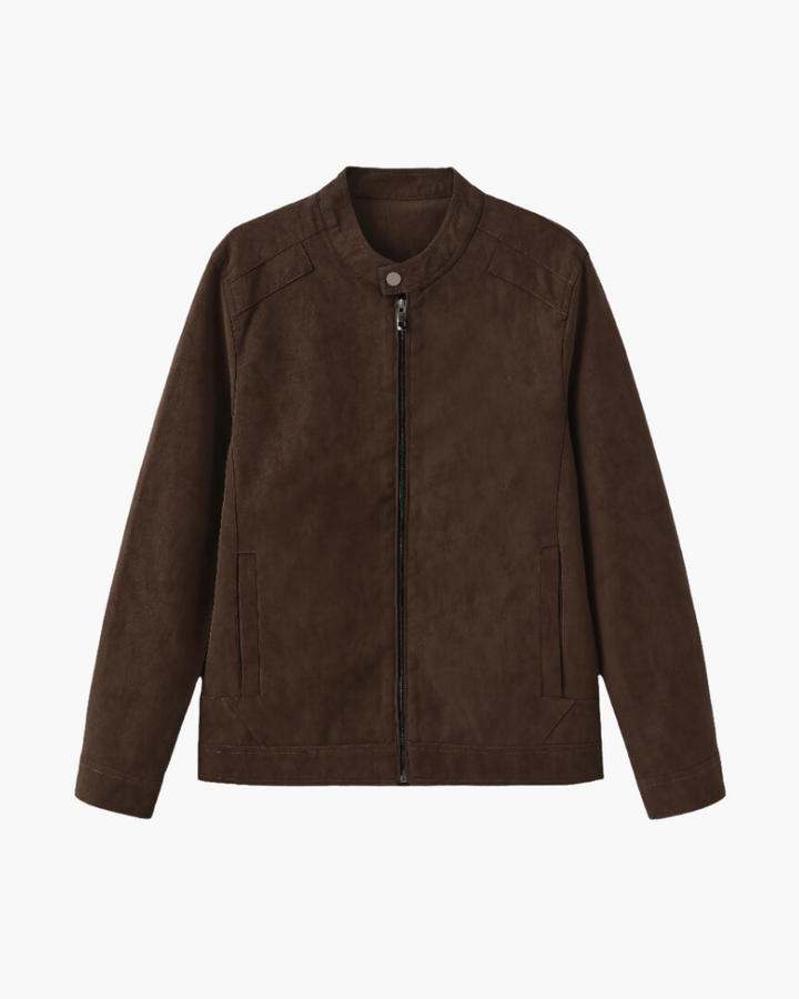 LAURENCE Sleek Zip-Front Jacket