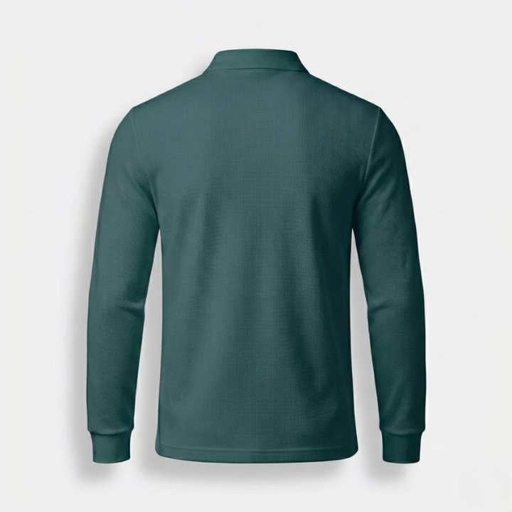 Avery Long-Sleeve Polo Shirt
