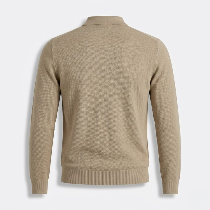 Federico Textured Knit Polo Shirt