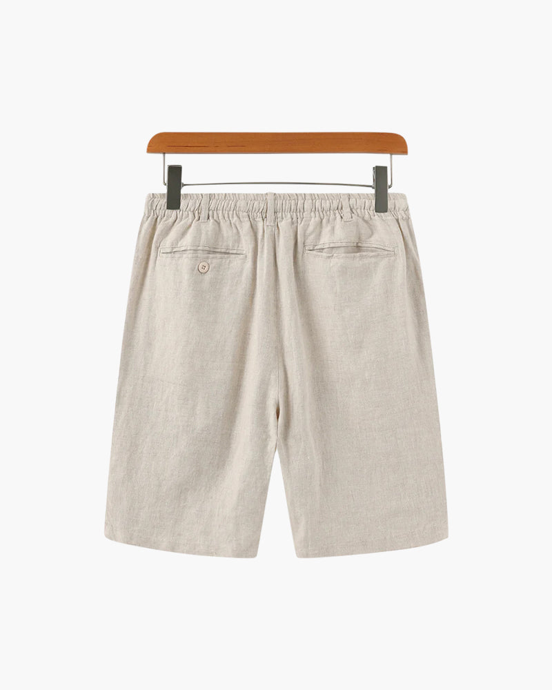 Lightweight Linen Drawstring Shorts