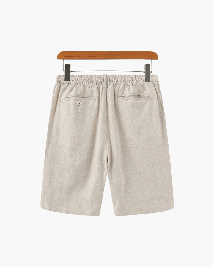 Lightweight Linen Drawstring Shorts
