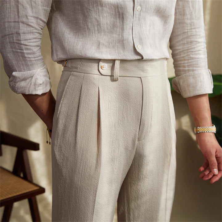 Pascal Pleated Trousers – Timeless Tailored Style