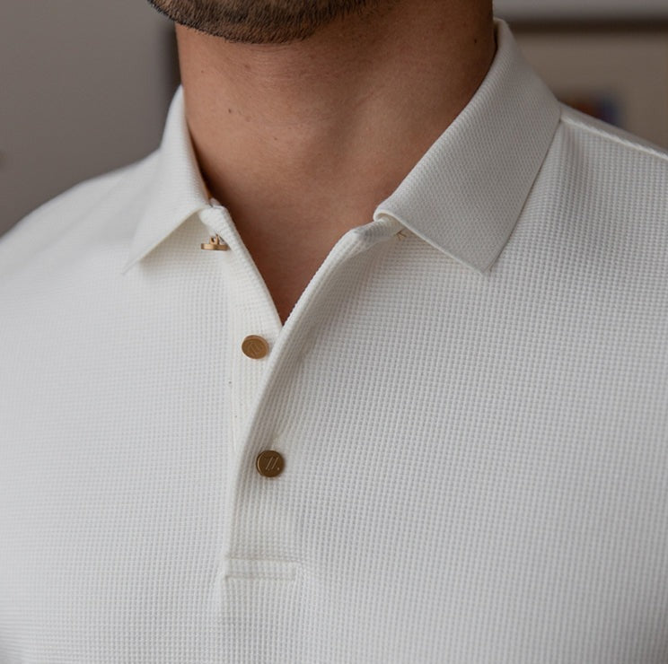 Avery Long-Sleeve Polo Shirt
