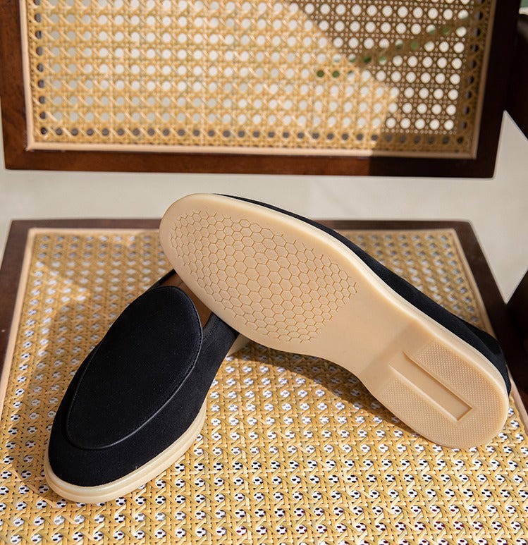 LORENZIO Premium Suede Slip-On Loafers