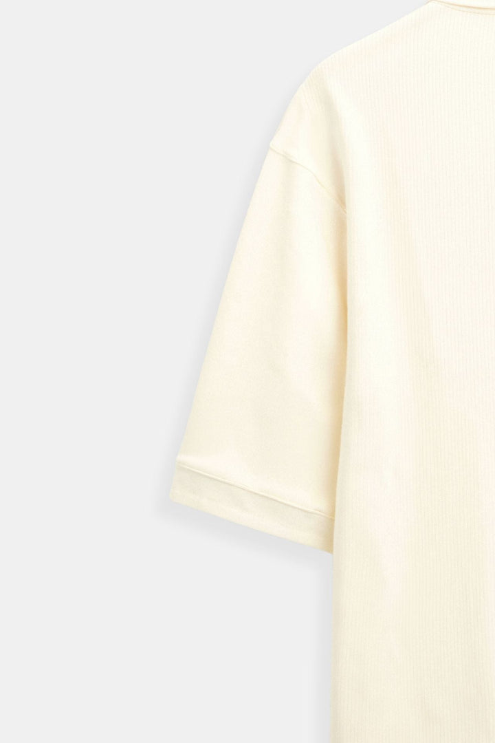 LEON Premium Knit Open-Collar Polo Shirt