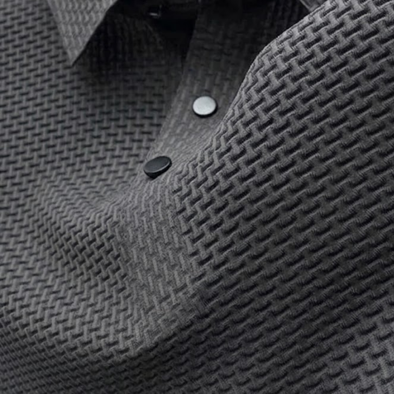 Marc Textured Knit Polo Shirt