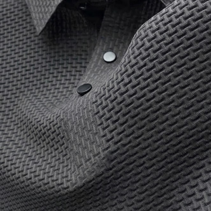 Marc Textured Knit Polo Shirt