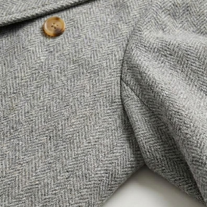 Dominic Classic Vintage Herringbone Coat