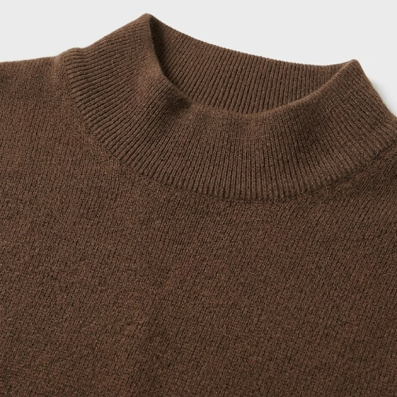 Axel Premium Knit Mock Neck Sweater