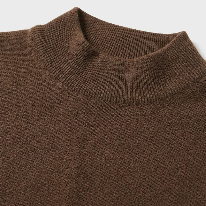 Axel Premium Knit Mock Neck Sweater