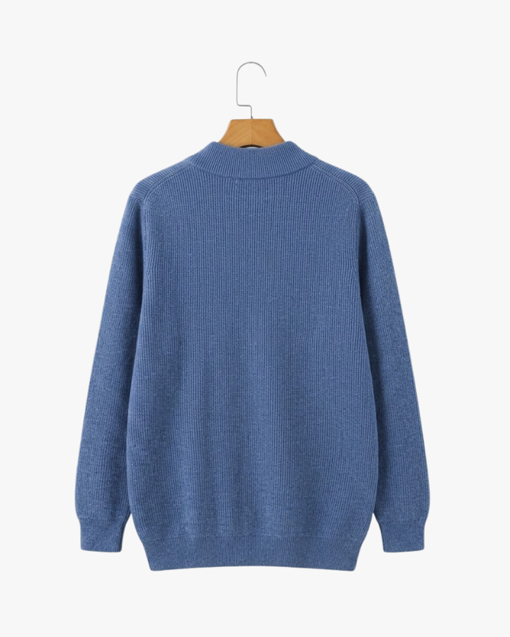 Bennett Premium Merino Wool Full-Zip Sweater