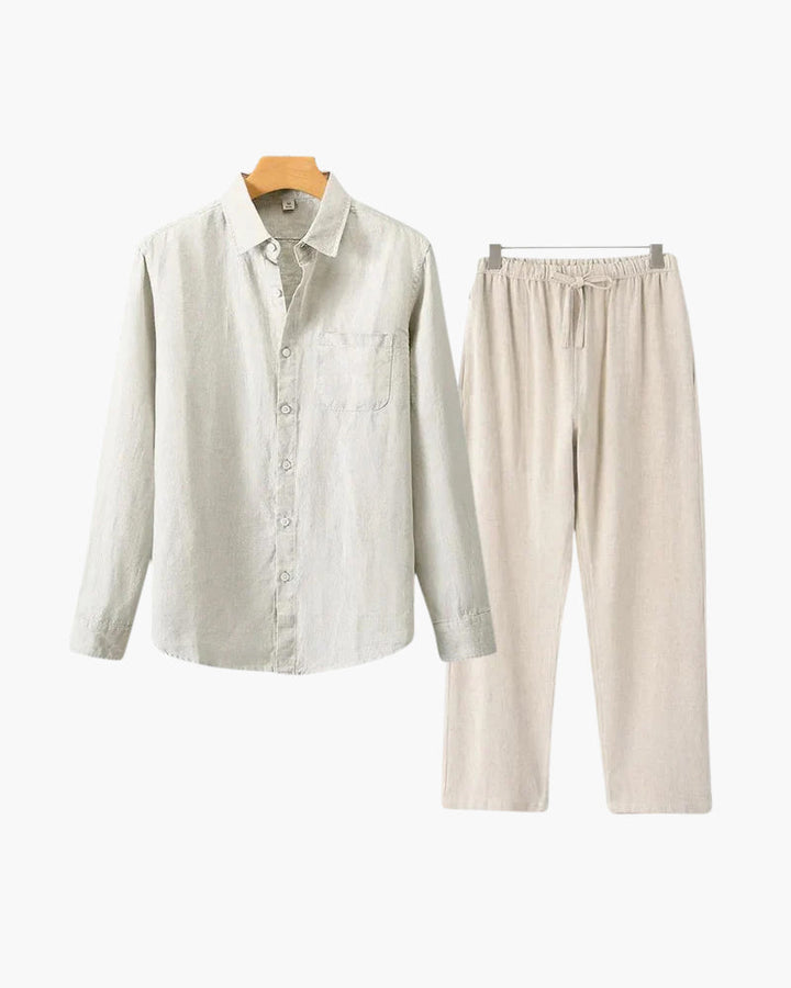 Linen Shirt & Pants Set