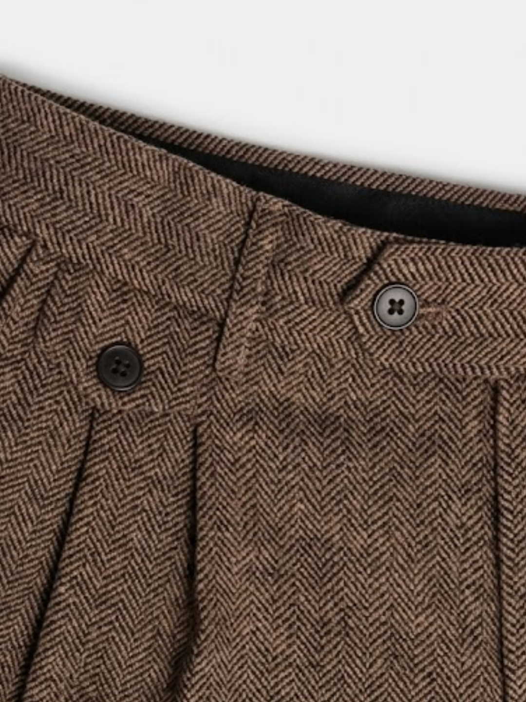 Pleated Wool Trousers