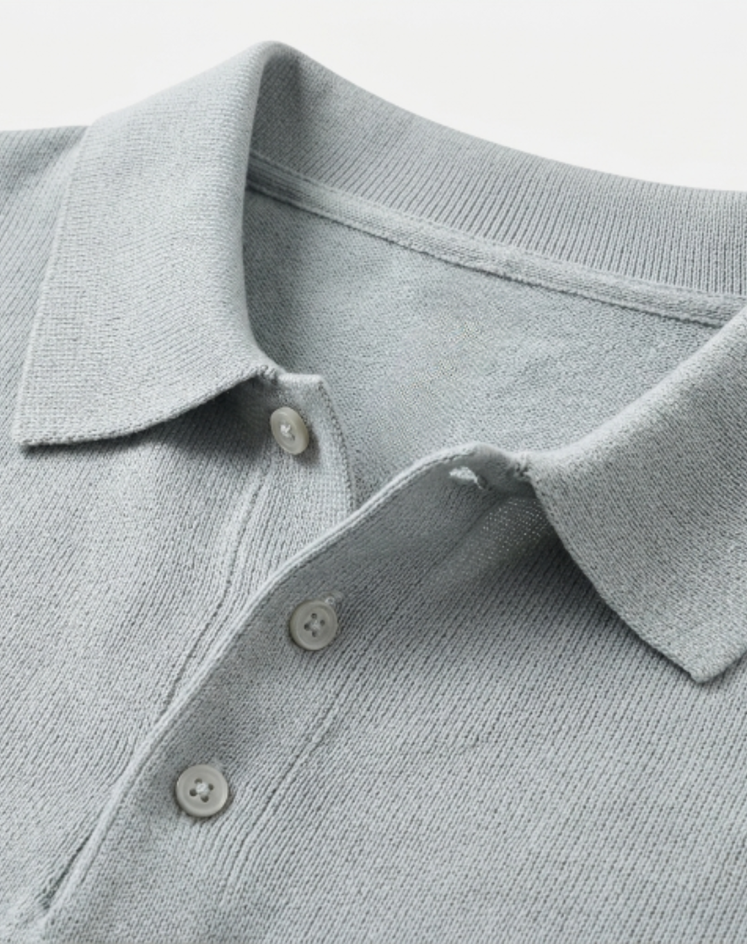 Lightweight Knit Polo Shirt