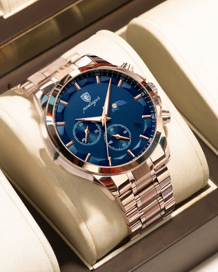 Stainless Steel Chronograph Watch