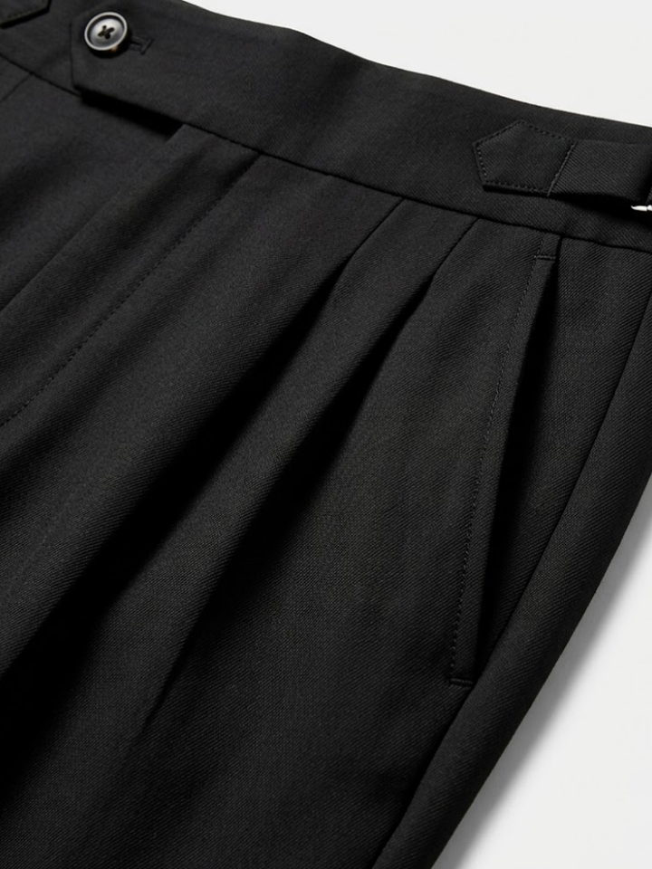 Classic Double Pleat Pants