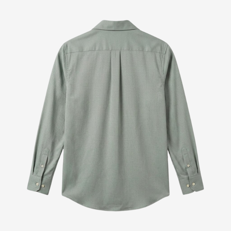 Classic Cotton Blend Shirt with Spread Collar