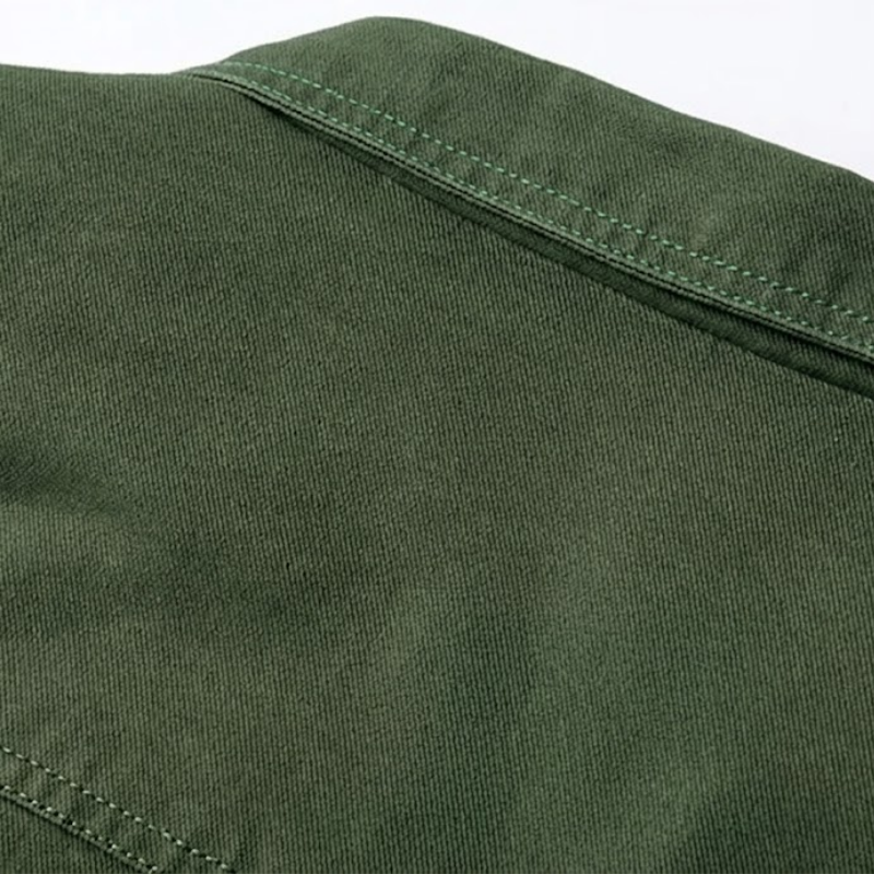 Relaxed Cotton Canvas Button-Front Jacket