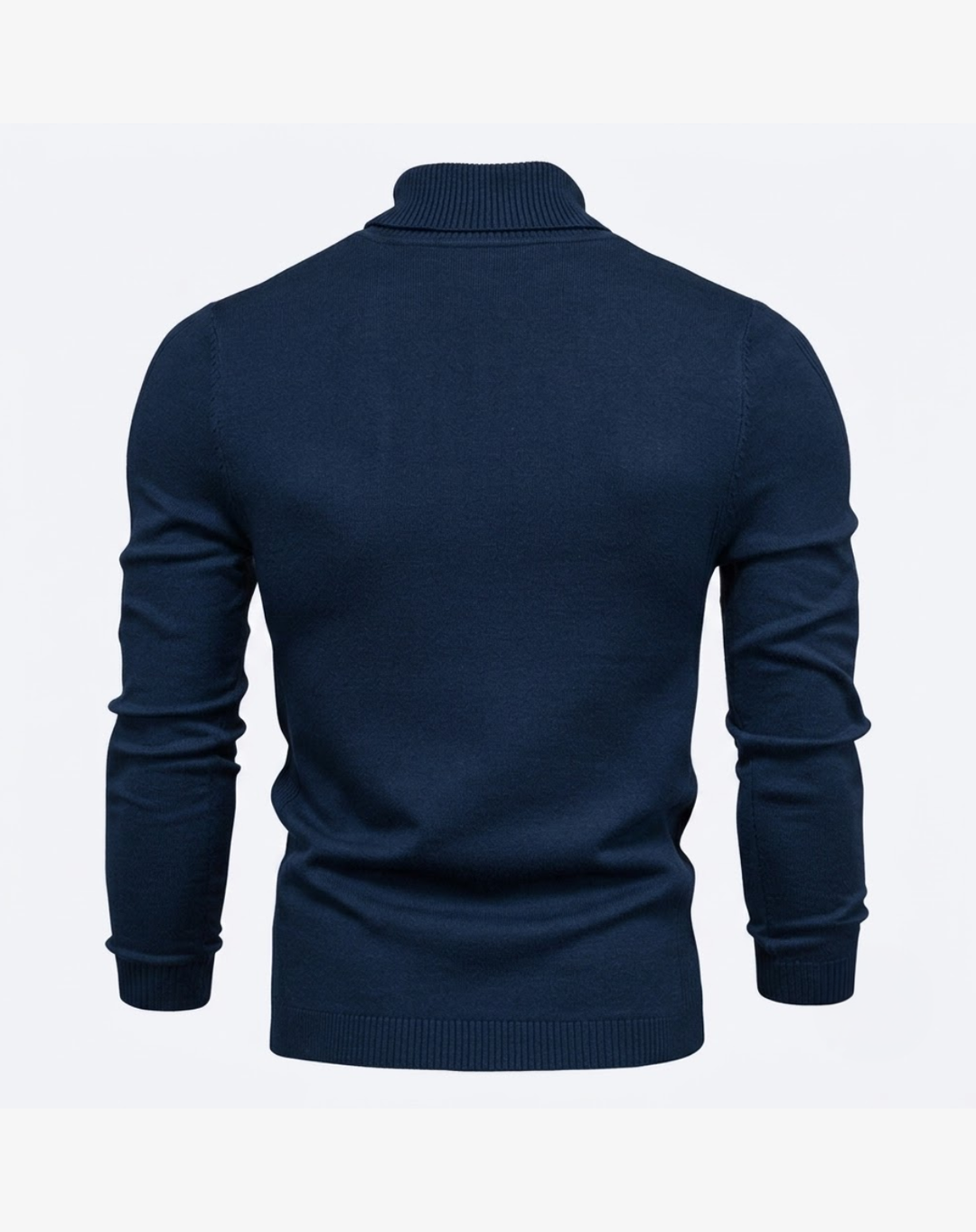 Slim Fit Turtleneck Knit Sweater