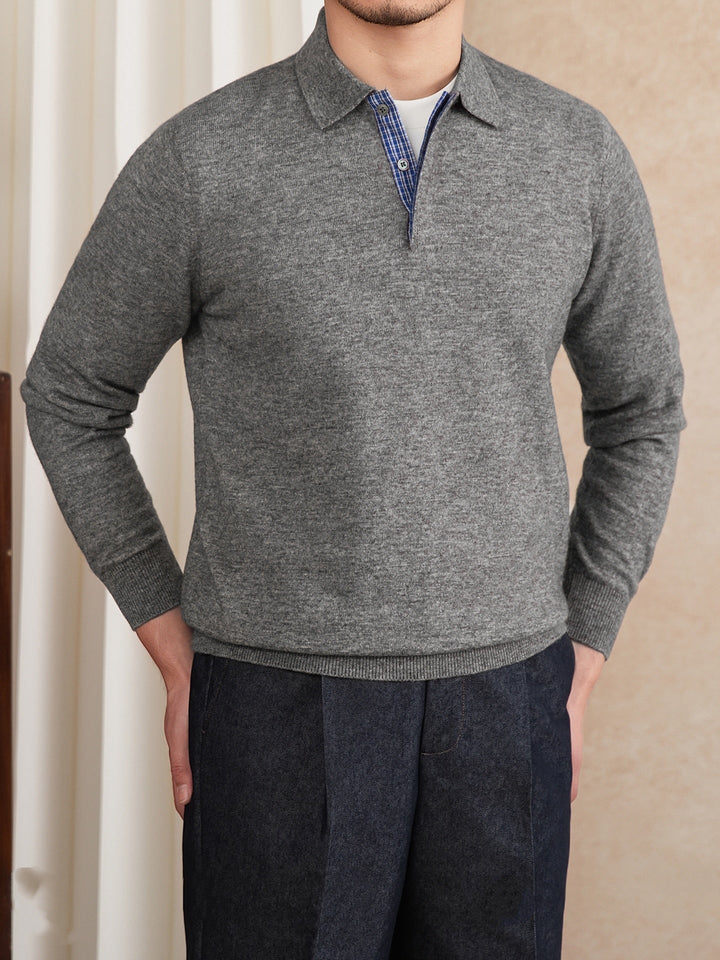 Pietro Zip-Neck Knit Sweater – Stylish Comfort for Every Occasion