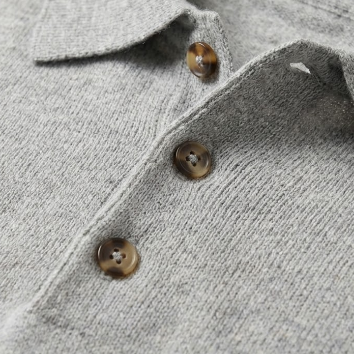 Henry Long-Sleeve Polo Shirt