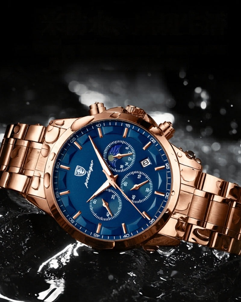 Stainless Steel Chronograph Watch