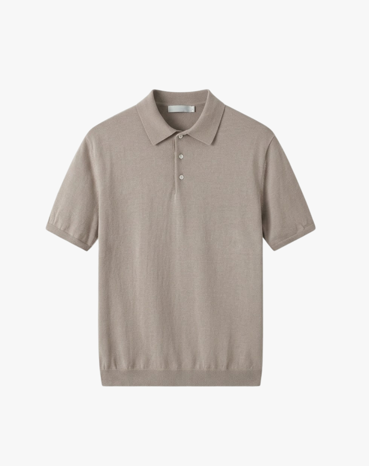 Lightweight Knit Polo Shirt