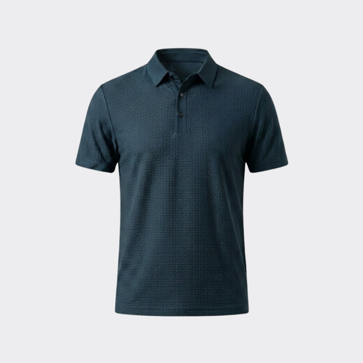 Marc Textured Knit Polo Shirt