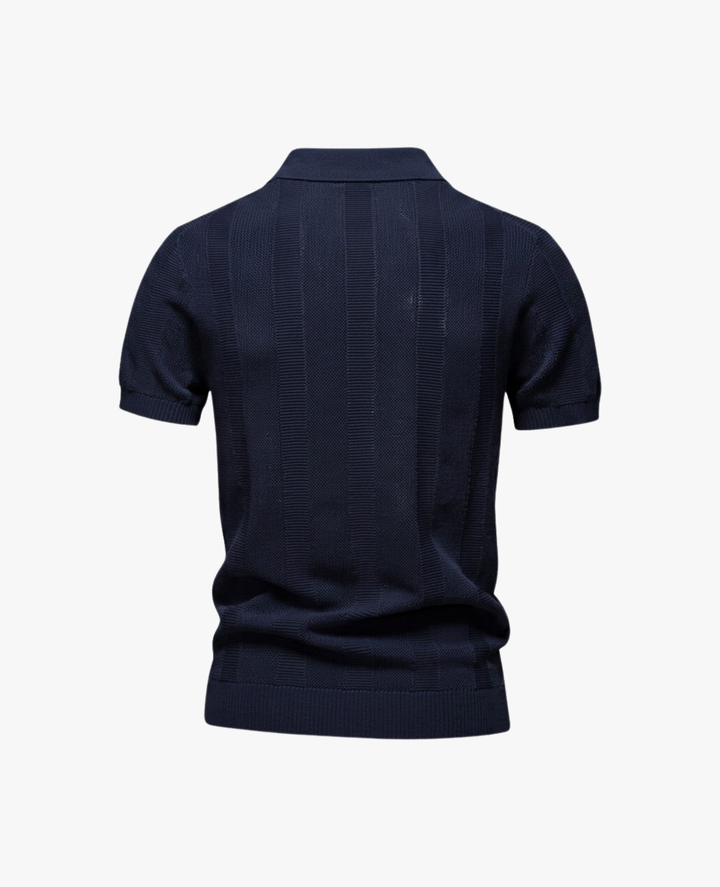 Breathable Stretch Mesh Polo Shirt