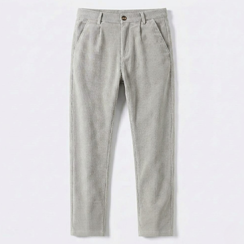 Pleated Corduroy Trousers