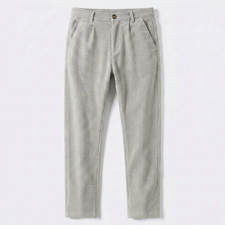 Pleated Corduroy Trousers