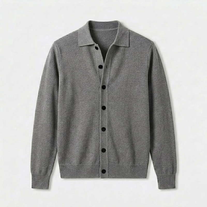 Felipe Classic Collared Cardigan