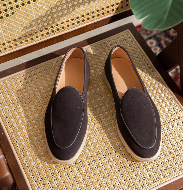 LORENZIO Premium Suede Slip-On Loafers