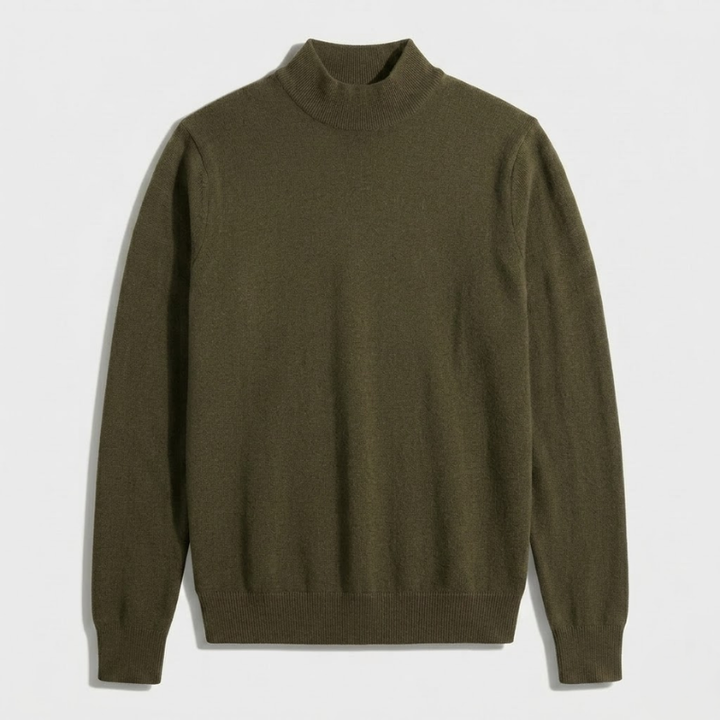 Axel Premium Knit Mock Neck Sweater