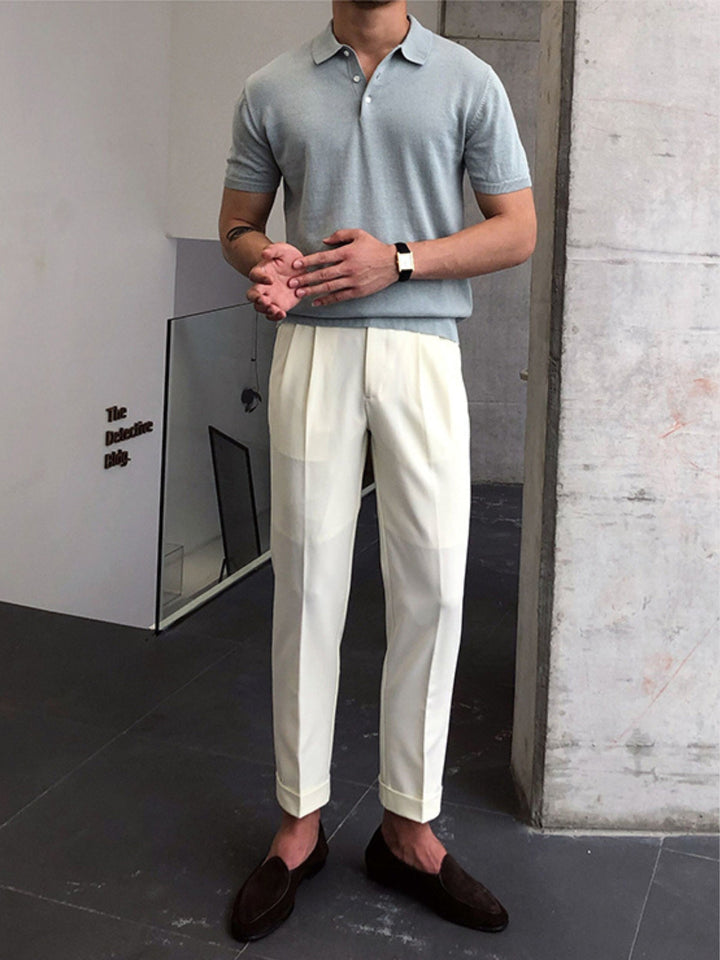 Lightweight Knit Polo Shirt