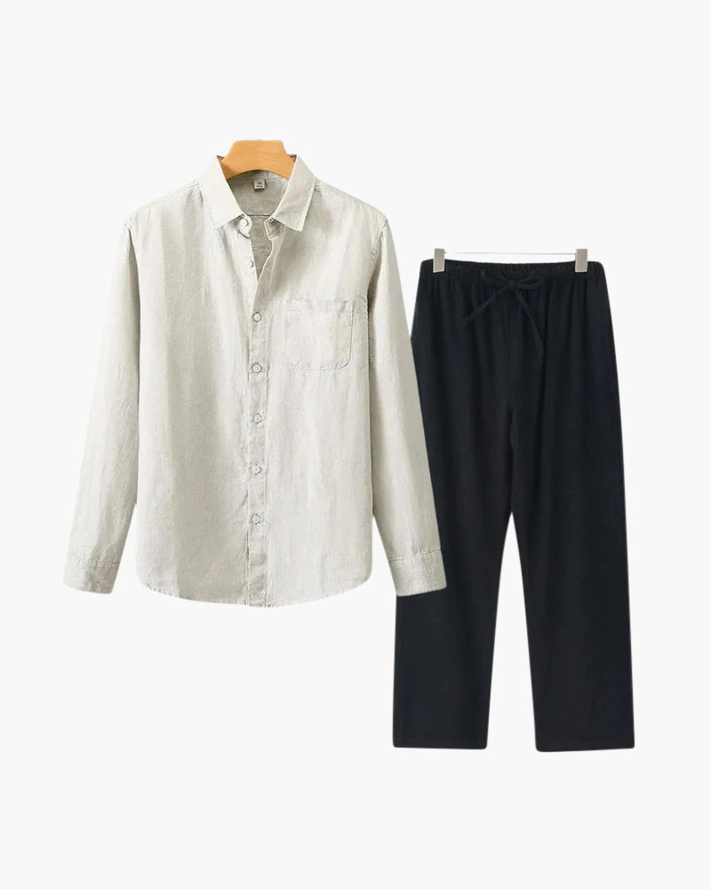 Linen Shirt & Pants Set