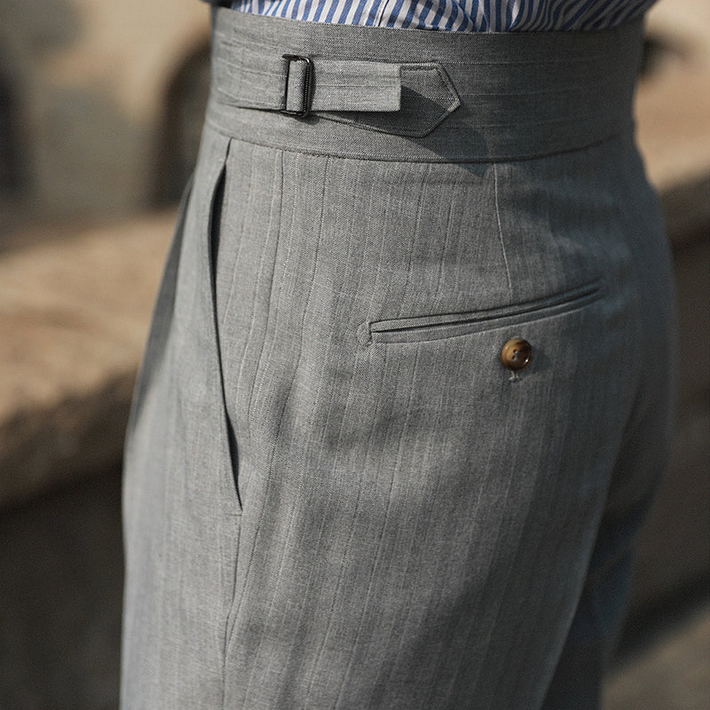 Luc Pleated Trousers