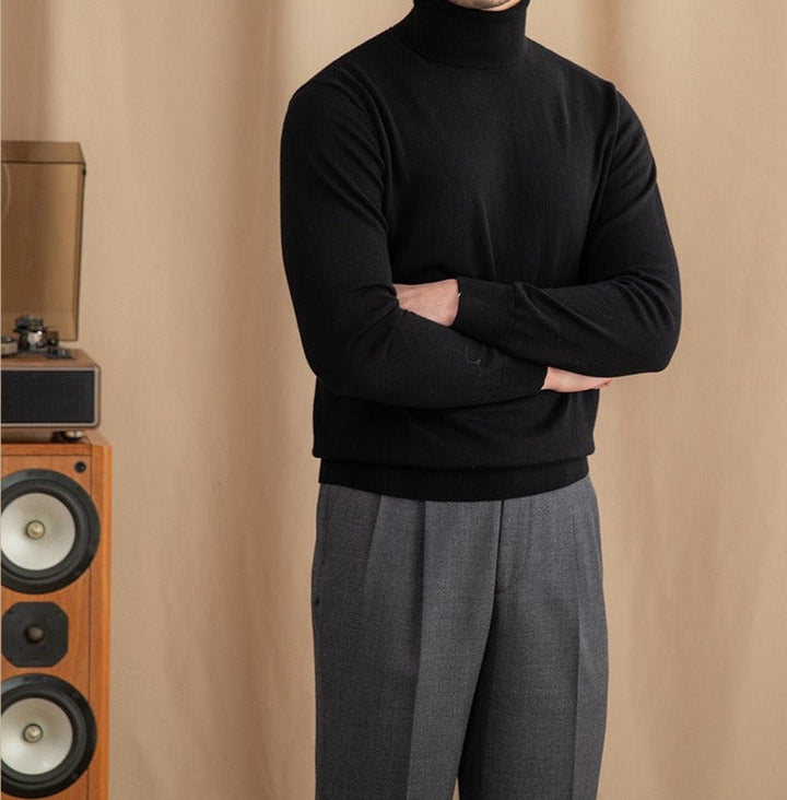Jude Premium Wool Turtleneck Sweater