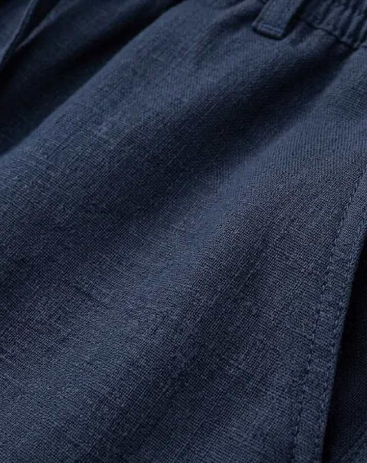 Lightweight Linen Drawstring Shorts
