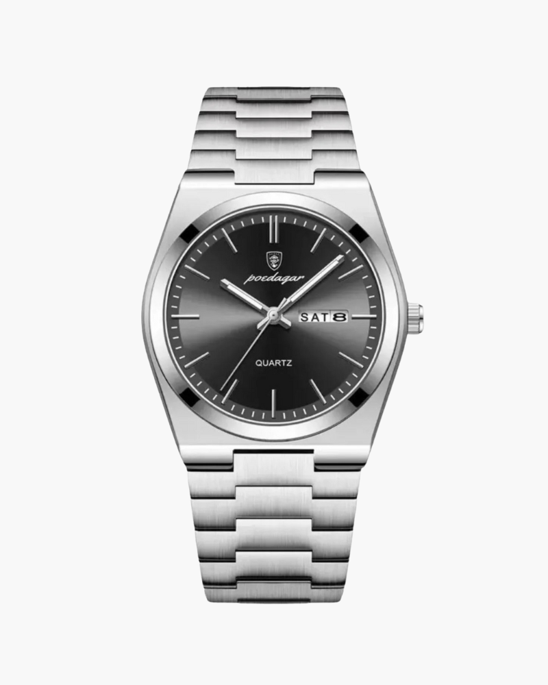 Marine Quartz Watch with Stainless Steel Bracelet