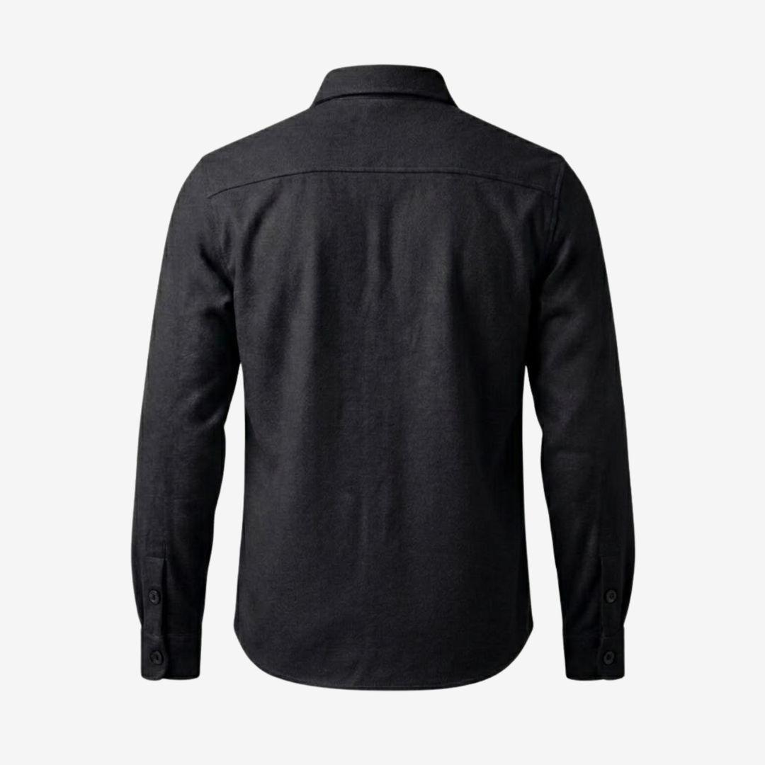 Classic Button-Up Overshirt with Chest Pockets