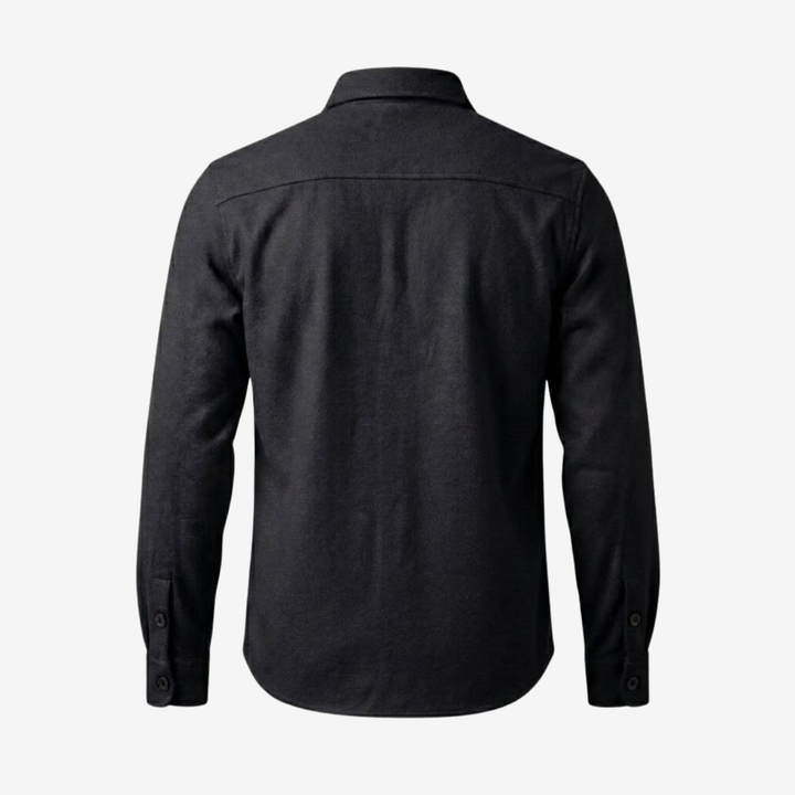 Classic Button-Up Overshirt with Chest Pockets